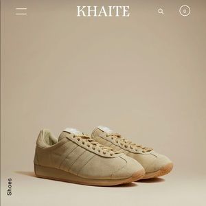 THE KHAITE X ADIDAS ORIGINALS SNEAKER in Camel
